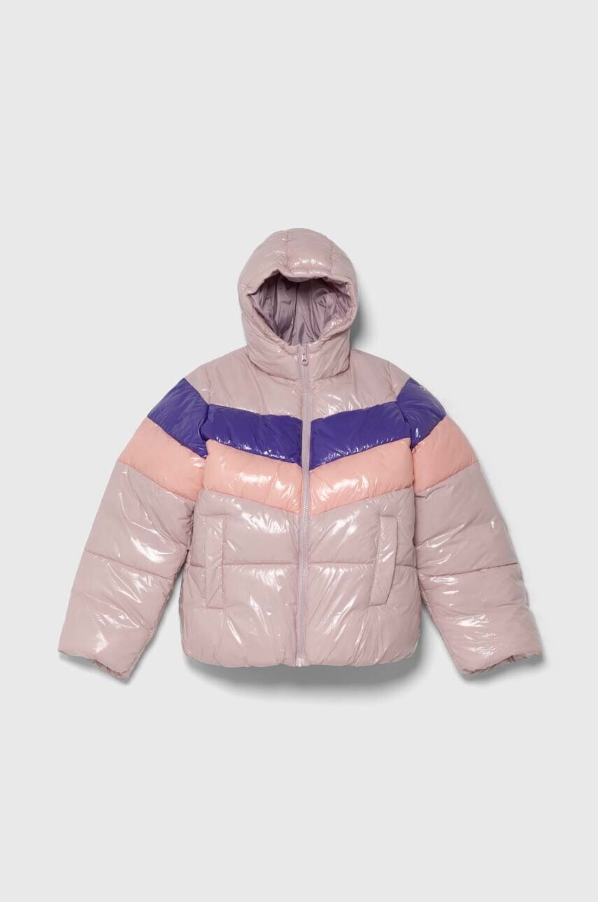 United Colors of Benetton geaca copii culoarea roz