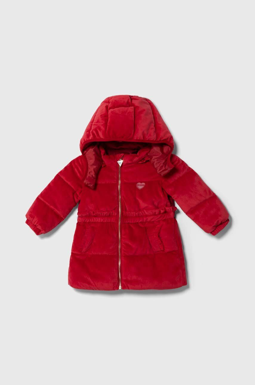 E-shop Kojenecká bunda Guess červená barva