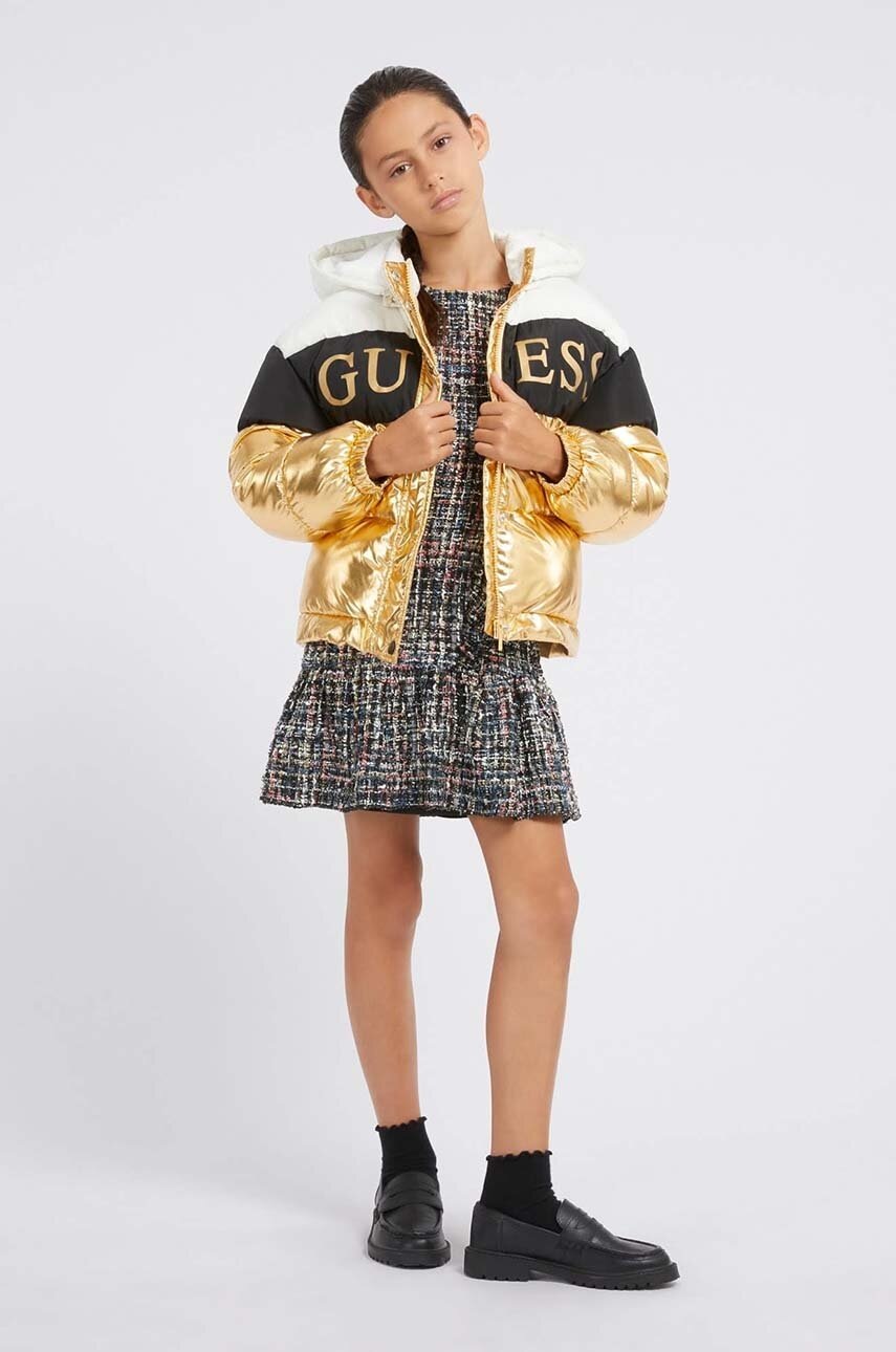 

Детско яке Guess в златисто, Злато
