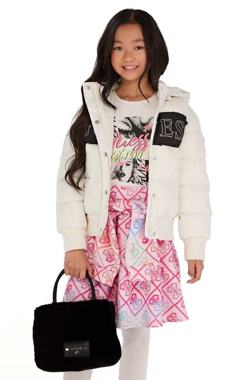 

Дитяча куртка Guess колір бежевий