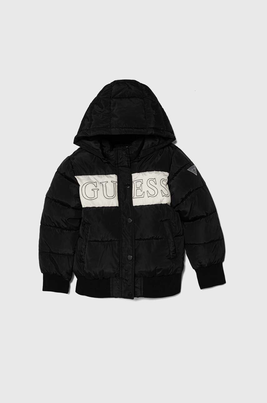 

Дитяча куртка Guess колір чорний