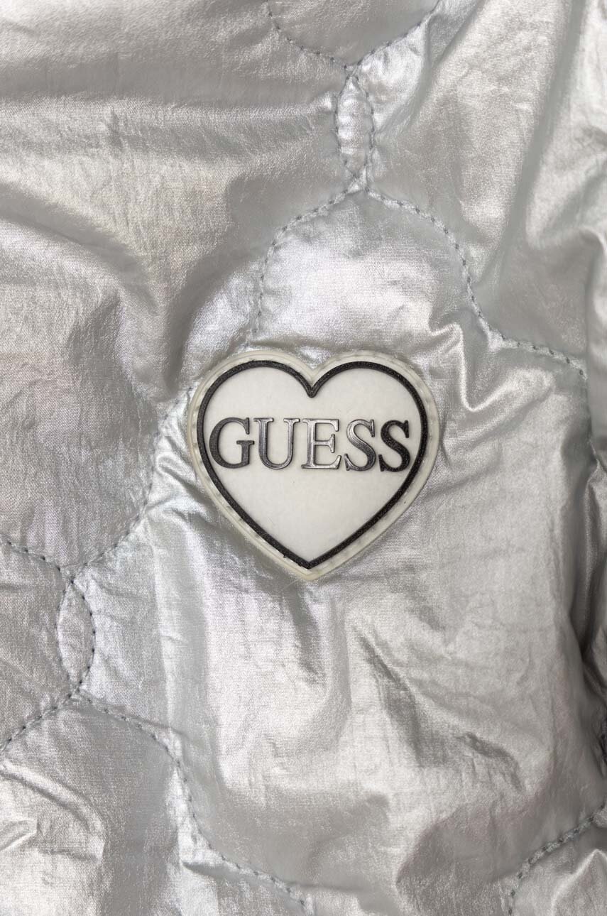 Guess kétoldalas gyerekdzseki ezüst termék 2. képe