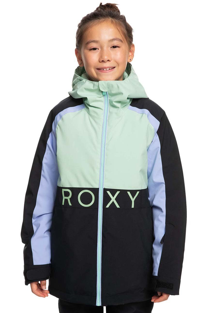 Roxy geaca de schi pentru copii SNOWMIST GIRL J SNJT culoarea negru