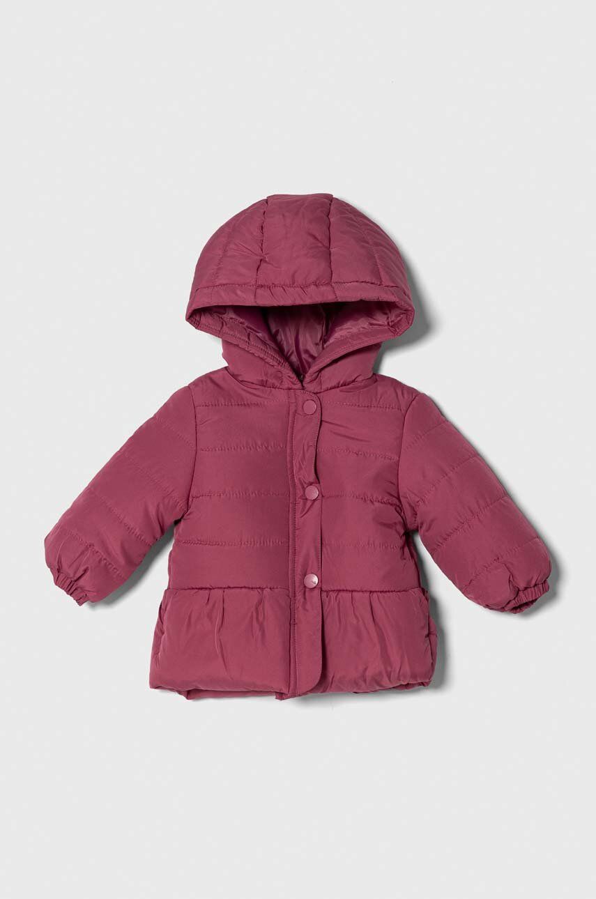 E-shop Kojenecká bunda zippy fialová barva