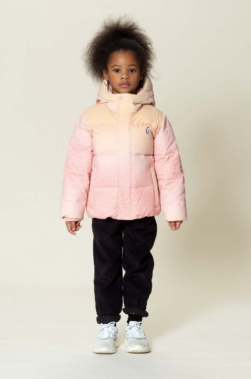 Dětská bunda Gosoaky DRAGON EYE růžová barva - růžová - 100 % Polyester