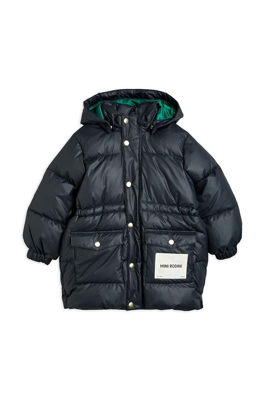 Mini Rodini geaca copii culoarea negru Mini Rodini geaca copii culoarea negru