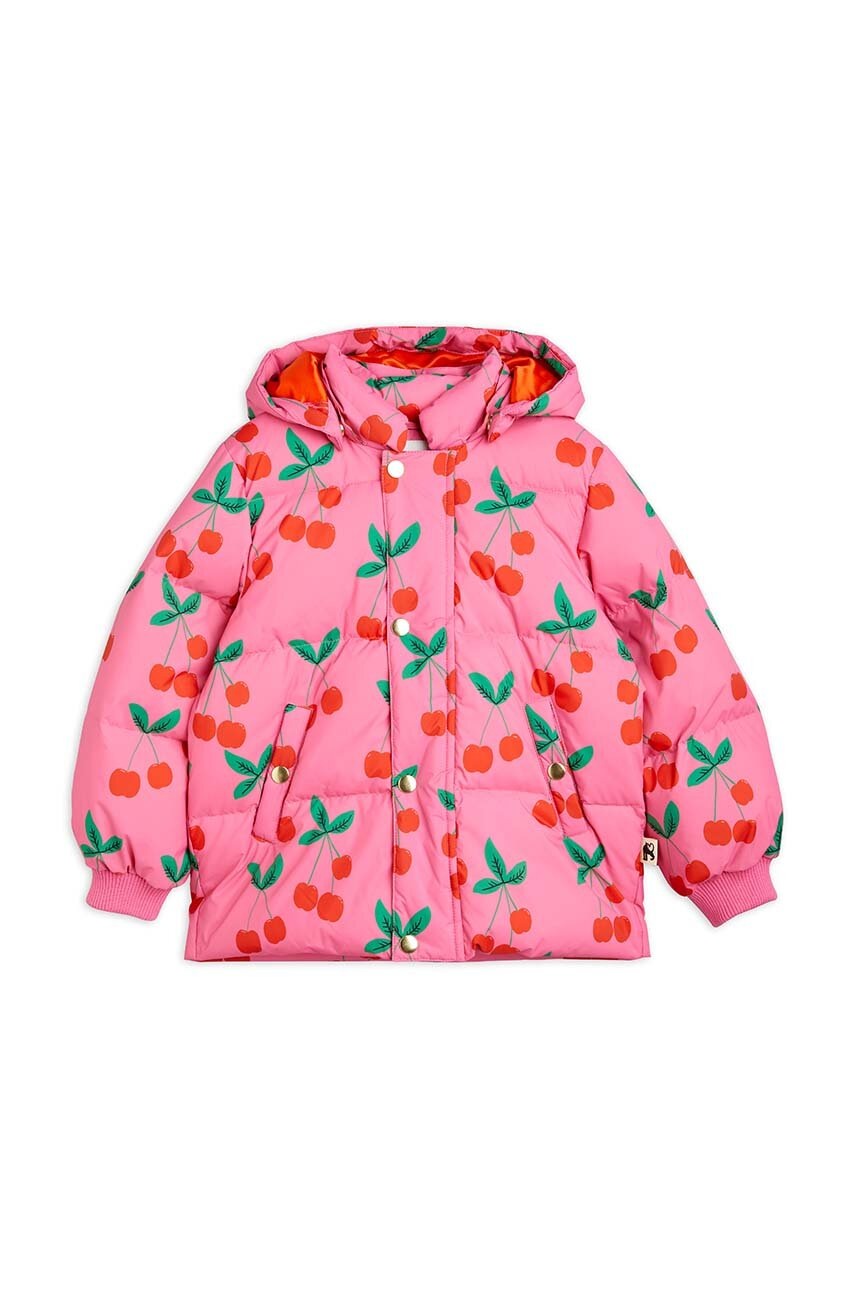 

Дитяча куртка Mini Rodini колір рожевий