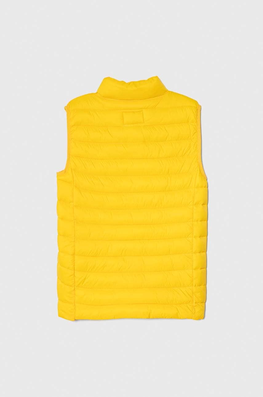 Дитяча безрукавка Guess колір жовтий Дитяча безрукавка Guess колір жовтий
