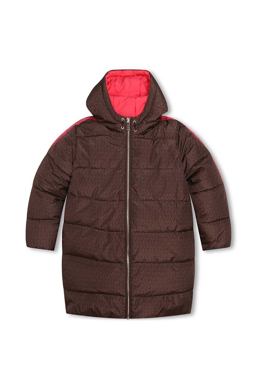 Детская двусторонняя куртка Michael Kors цвет коричневый в Ивано-Франковске Детская двусторонняя куртка Michael Kors цвет коричневый в Ивано-Франковске