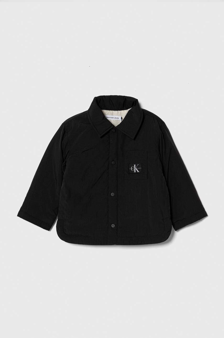 

Детско яке Calvin Klein Jeans в черно, Черен