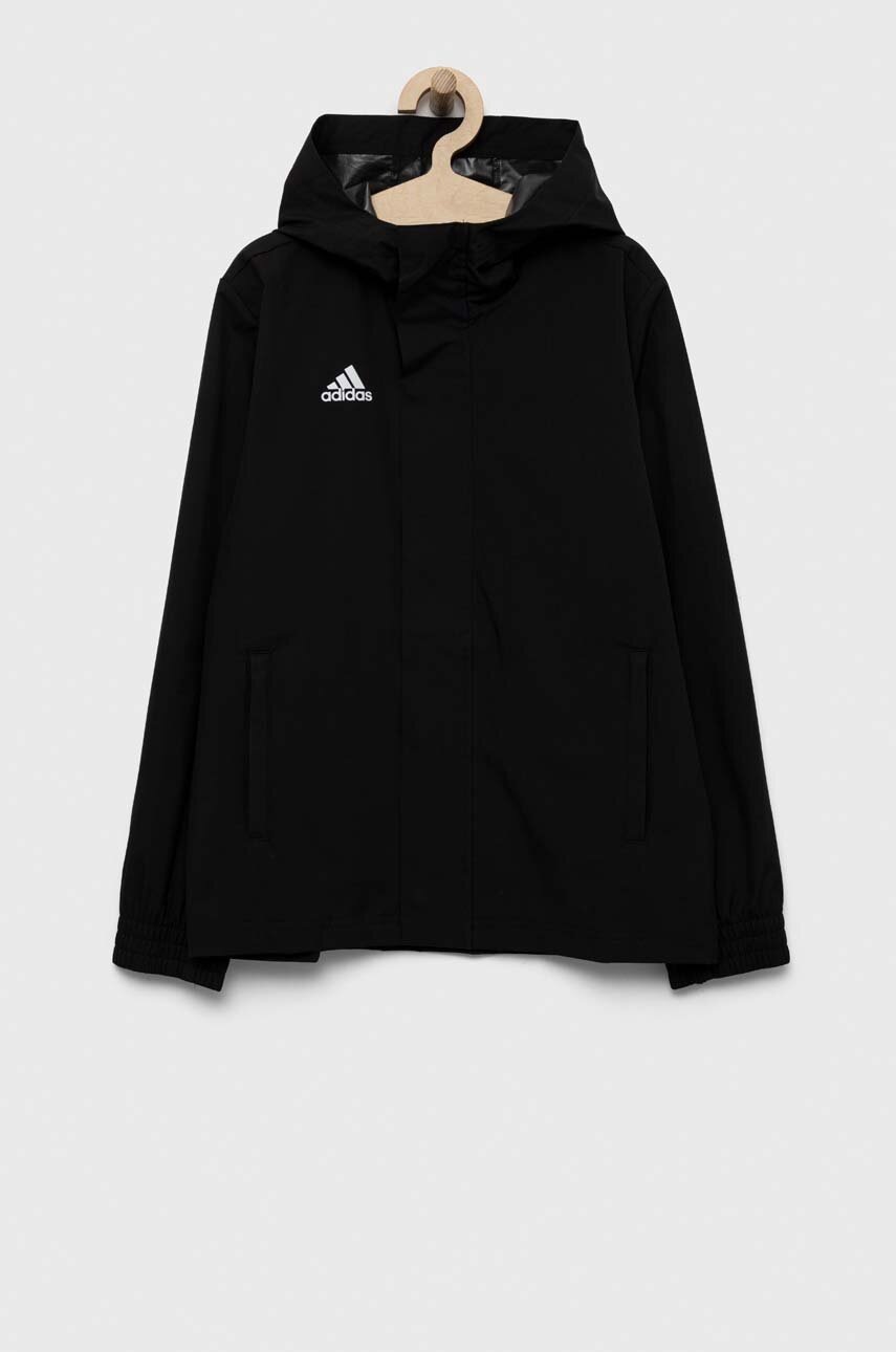 Детская куртка adidas Performance ENT22 AW JKTY цвет чёрный Детская куртка adidas Performance ENT22 AW JKTY цвет чёрный