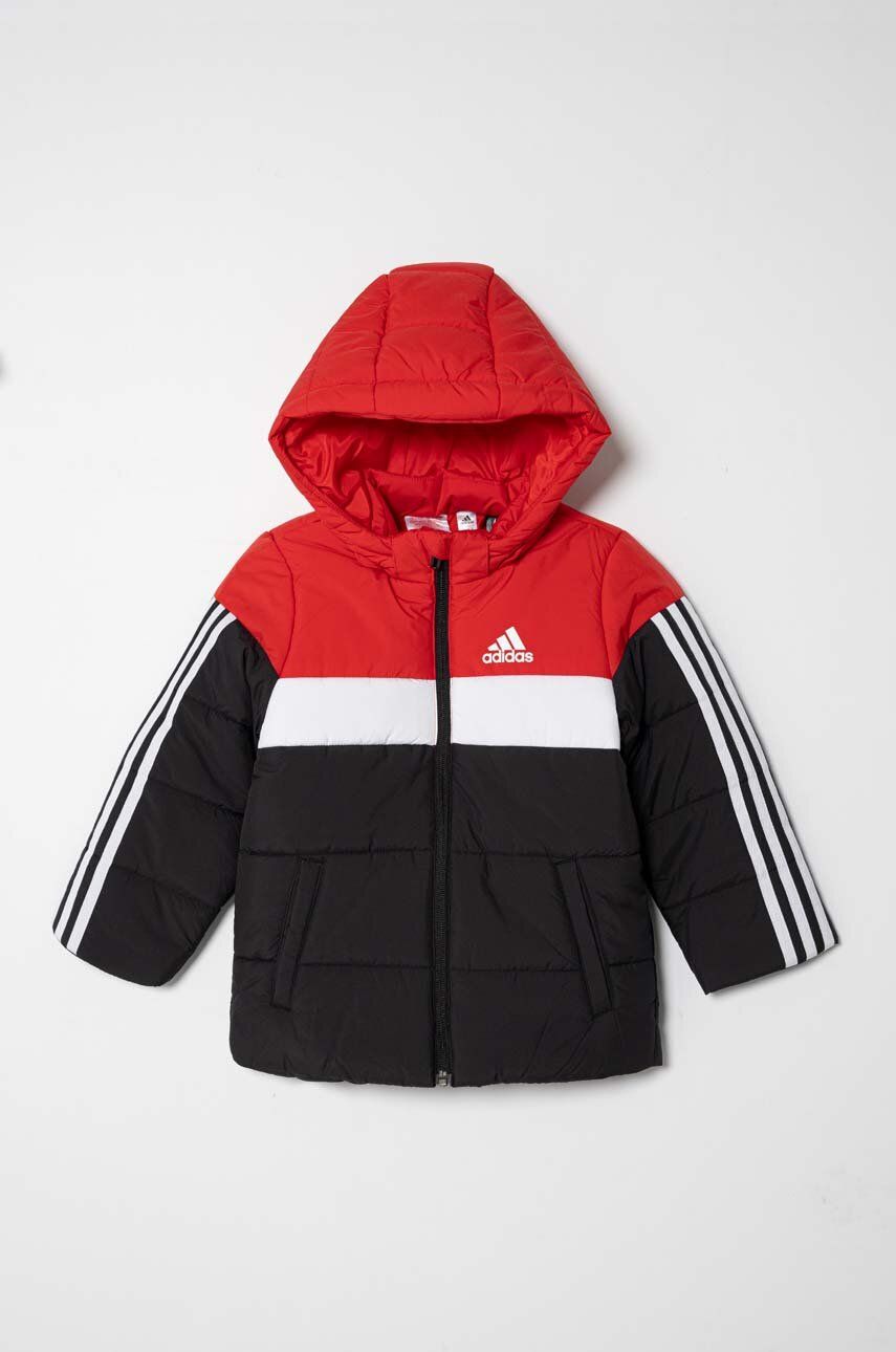 adidas geaca copii culoarea rosu