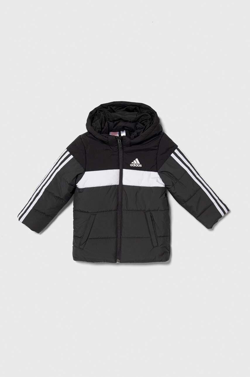 

Дитяча куртка adidas колір чорний
