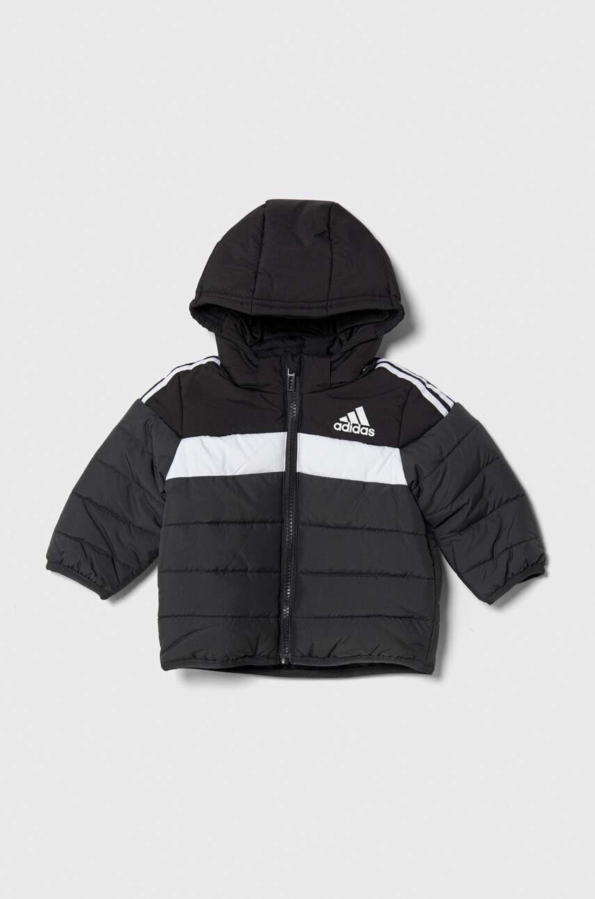 

Дитяча куртка adidas колір чорний