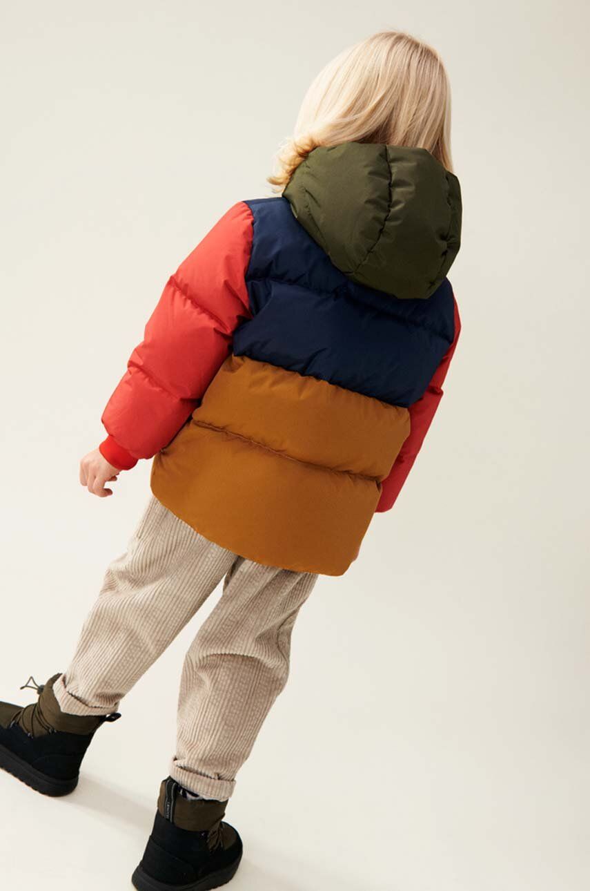 Dětská bunda Liewood hnědá barva - hnědá - Hlavní materiál: 100 % Polyester Výplň: 70 % Chmýří