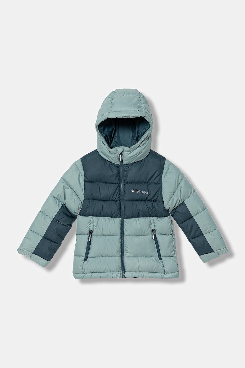 Columbia geacă U Pike Lake II Hdd Jacke culoarea turcoaz, 2050351