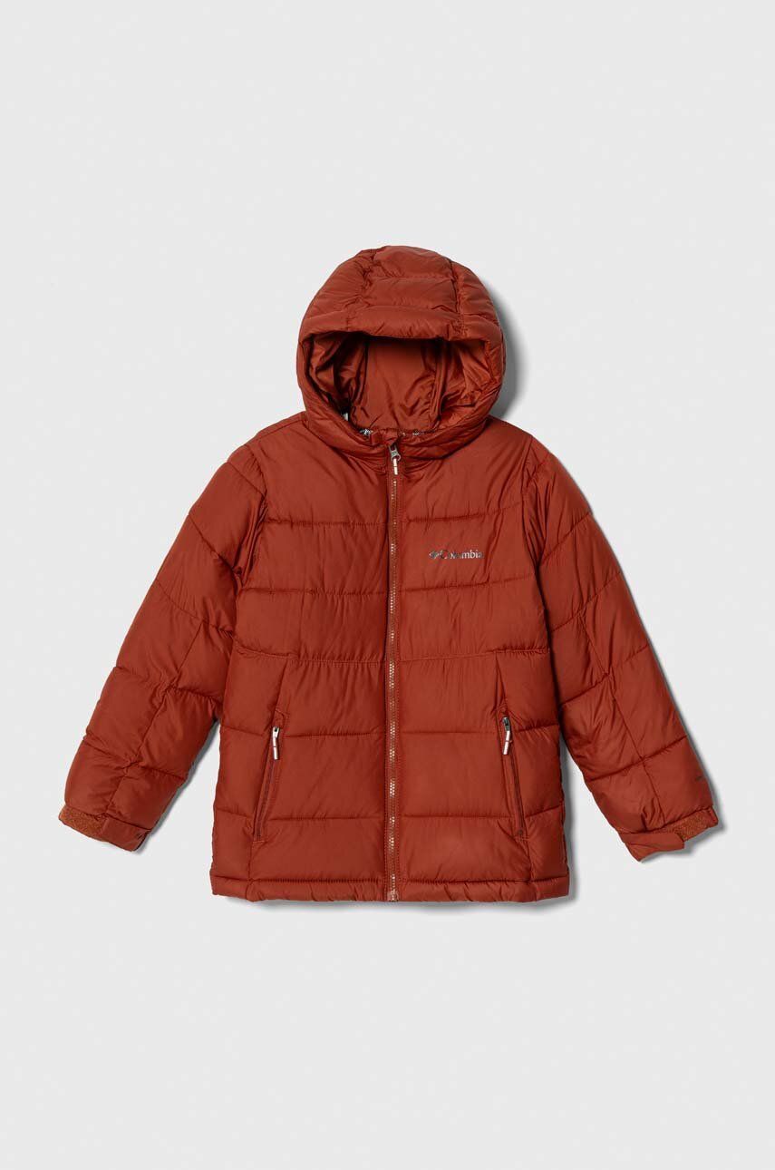 Columbia geaca copii U Pike Lake II Hdd Jacke culoarea rosu