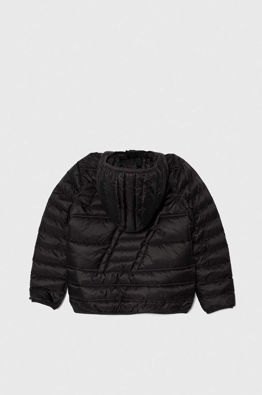 Дитяча куртка EA7 Emporio Armani колір чорний