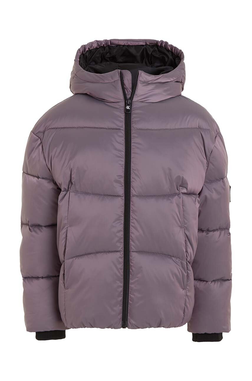 Детская куртка Calvin Klein Jeans цвет серый в Житомире Детская куртка Calvin Klein Jeans цвет серый в Житомире