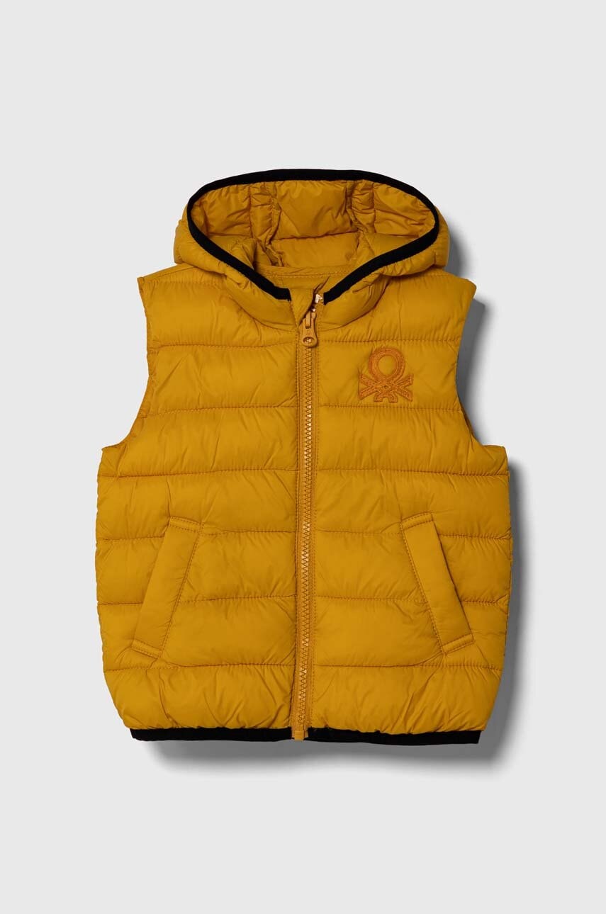 Детская безрукавка United Colors of Benetton цвет жёлтый в Полтаве Детская безрукавка United Colors of Benetton цвет жёлтый в Полтаве