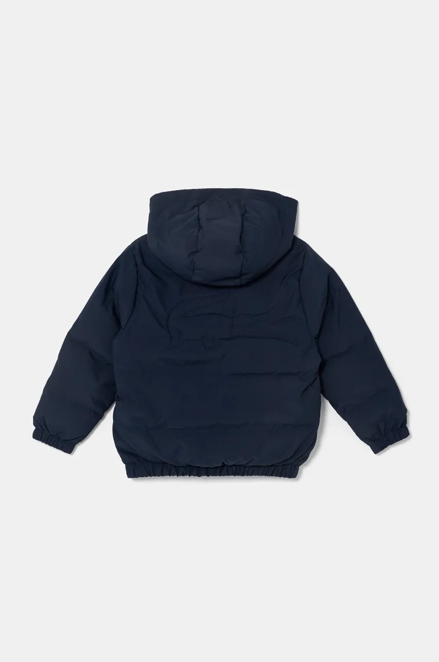 Дитяча куртка Lacoste колір синій Дитяча куртка Lacoste колір синій