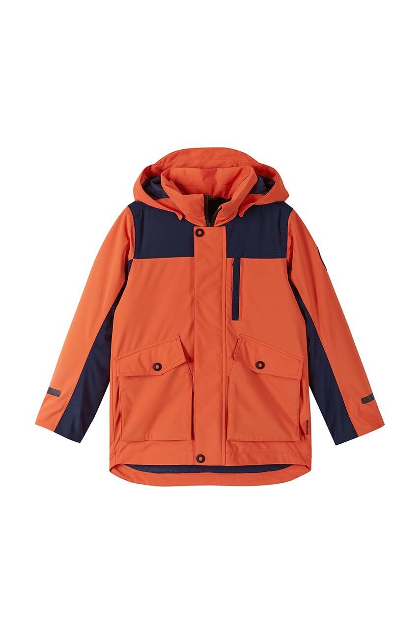 E-shop Dětská bunda Reima Mainala oranžová barva
