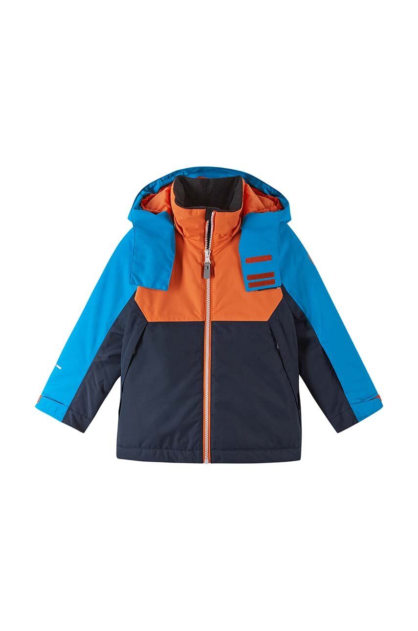 Dětská zimní bunda Reima Autti - modrá - Hlavní materiál: 52 % Recyklovaný polyester
