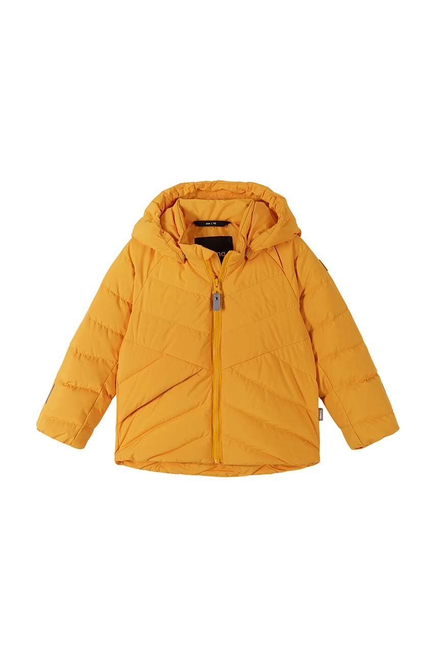 E-shop Dětská péřová bunda Reima Kupponen žlutá barva