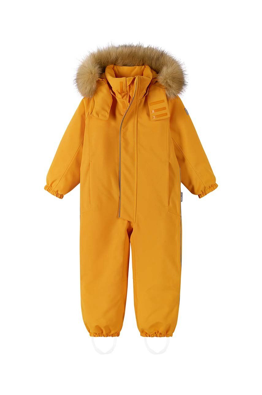 Dětská zimní kombinéza Reima Trondheim žlutá barva - žlutá - Hlavní materiál: 55 % Polyester