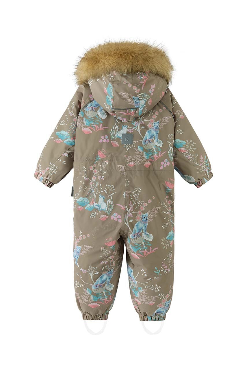Детский зимний комбинезон Reima Lappi цвет бежевый Детский зимний комбинезон Reima Lappi цвет бежевый
