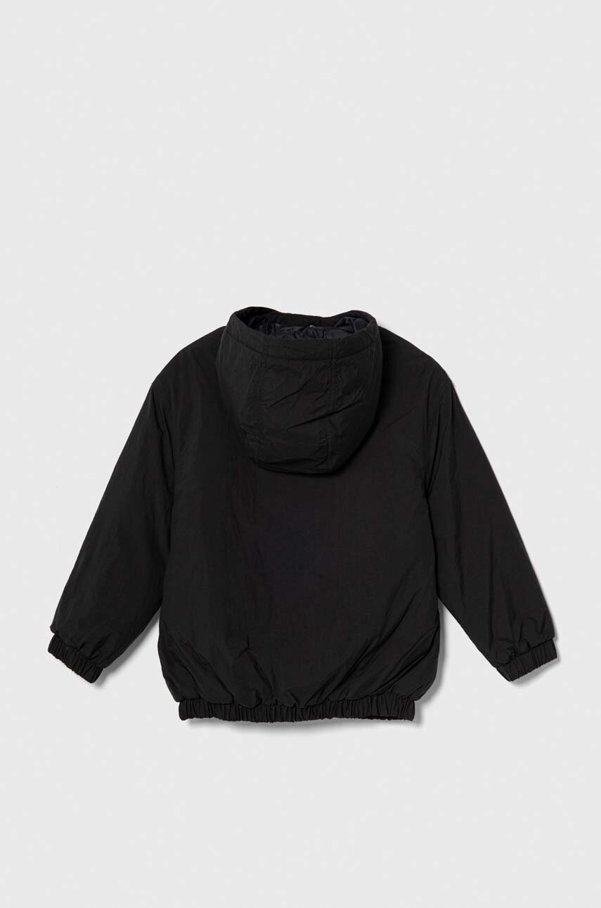 Дитяча куртка United Colors of Benetton колір чорний