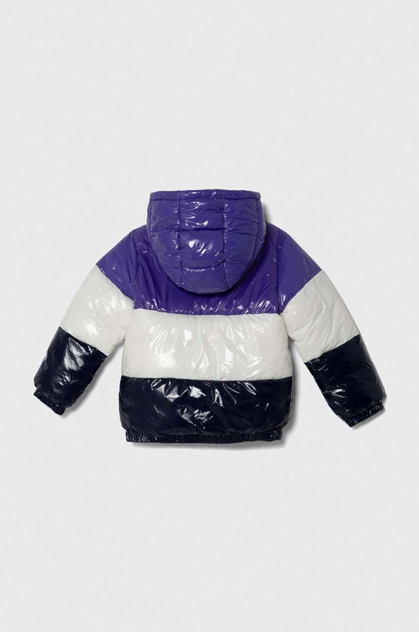Детская куртка United Colors of Benetton цвет фиолетовый