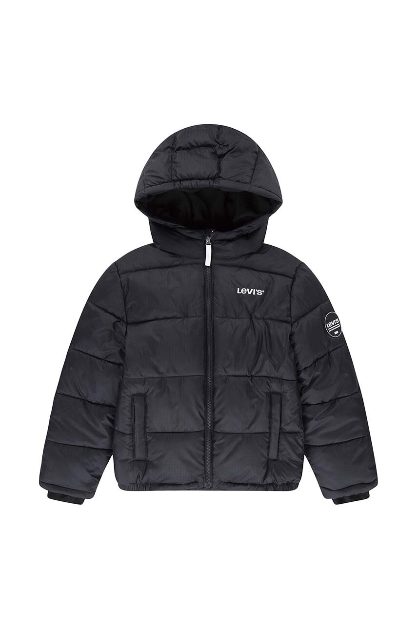 

Детско яке Levi's в черно, Черен