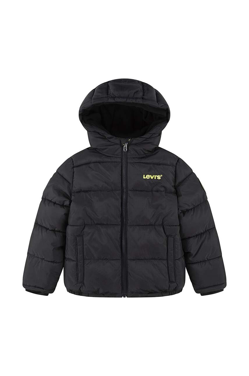 

Детско яке Levi's в черно, Черен