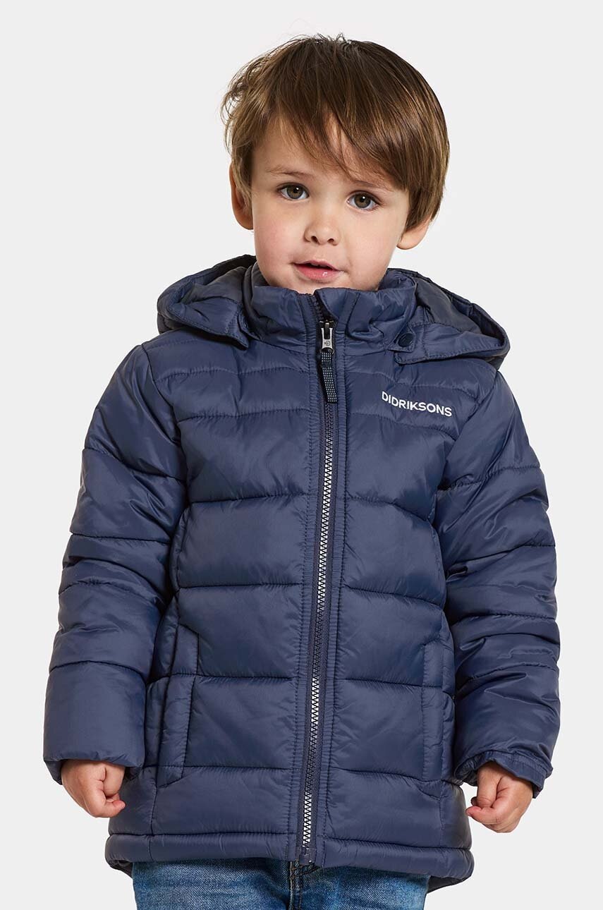 Levně Dětská zimní bunda Didriksons RODI KIDS JACKET tmavomodrá barva