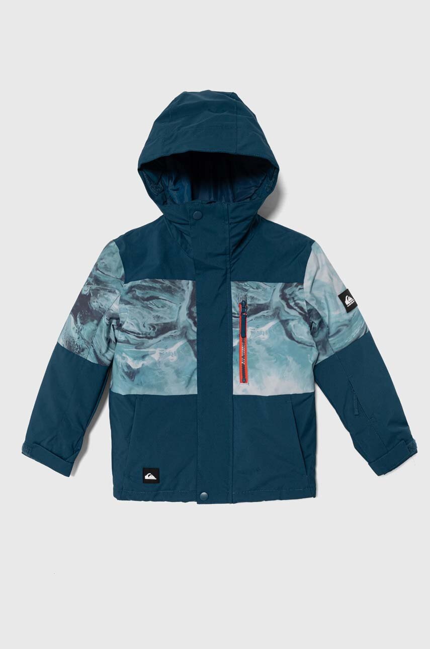 Levně Dětská lyžařská bunda Quiksilver MISSION PRINTED SNJT