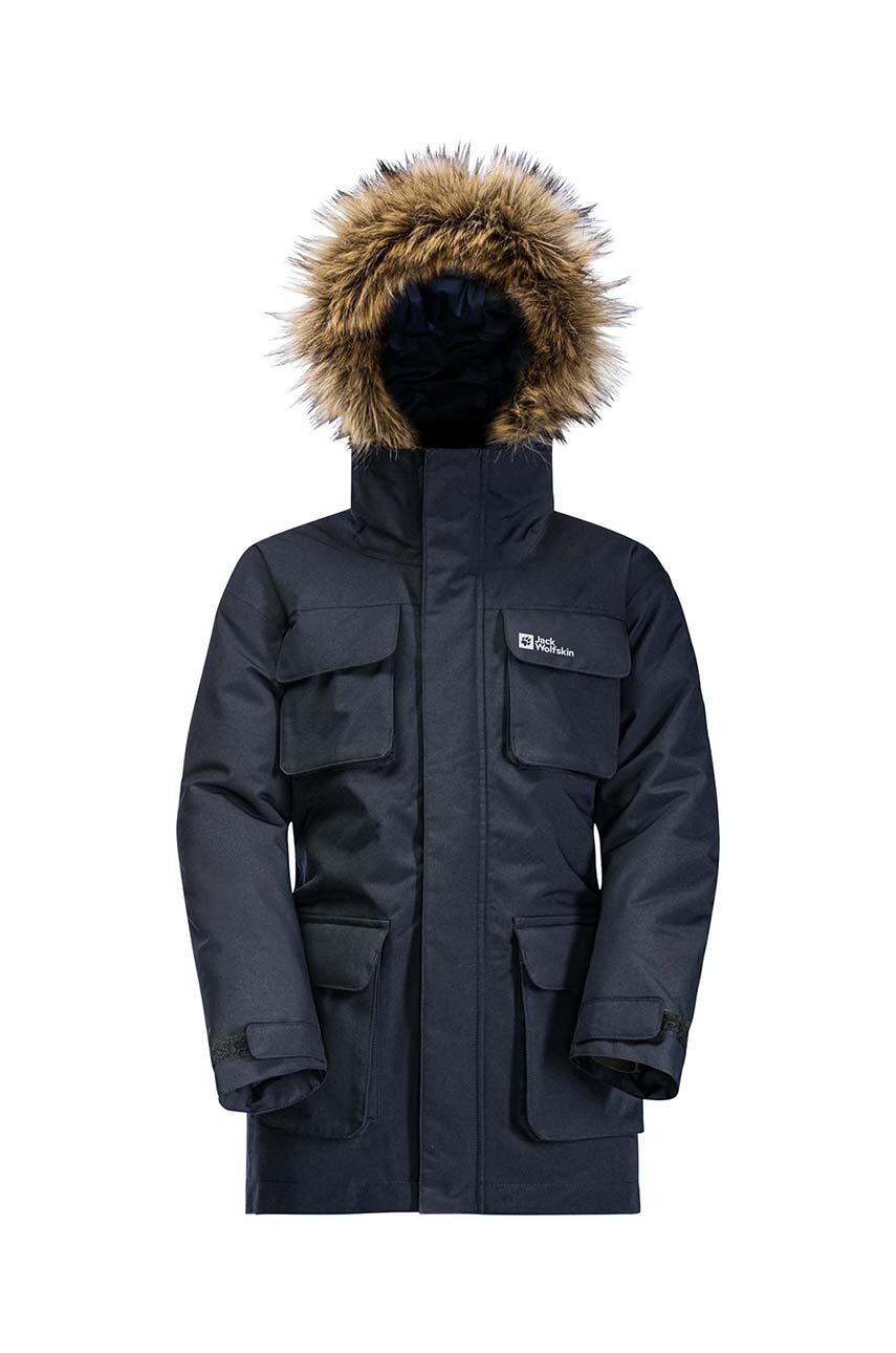 Детская куртка Jack Wolfskin GLACIER PEA цвет чёрный