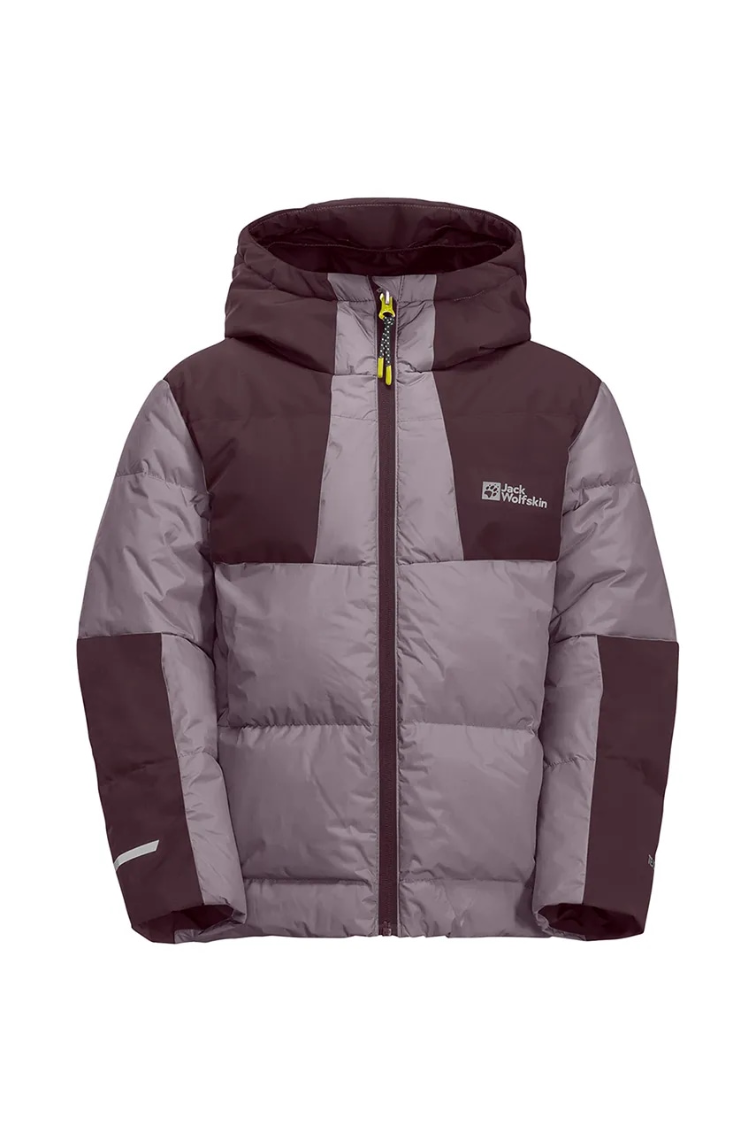 Детская пуховая куртка Jack Wolfskin ACTAMIC DOWN цвет синий Детская пуховая куртка Jack Wolfskin ACTAMIC DOWN цвет синий