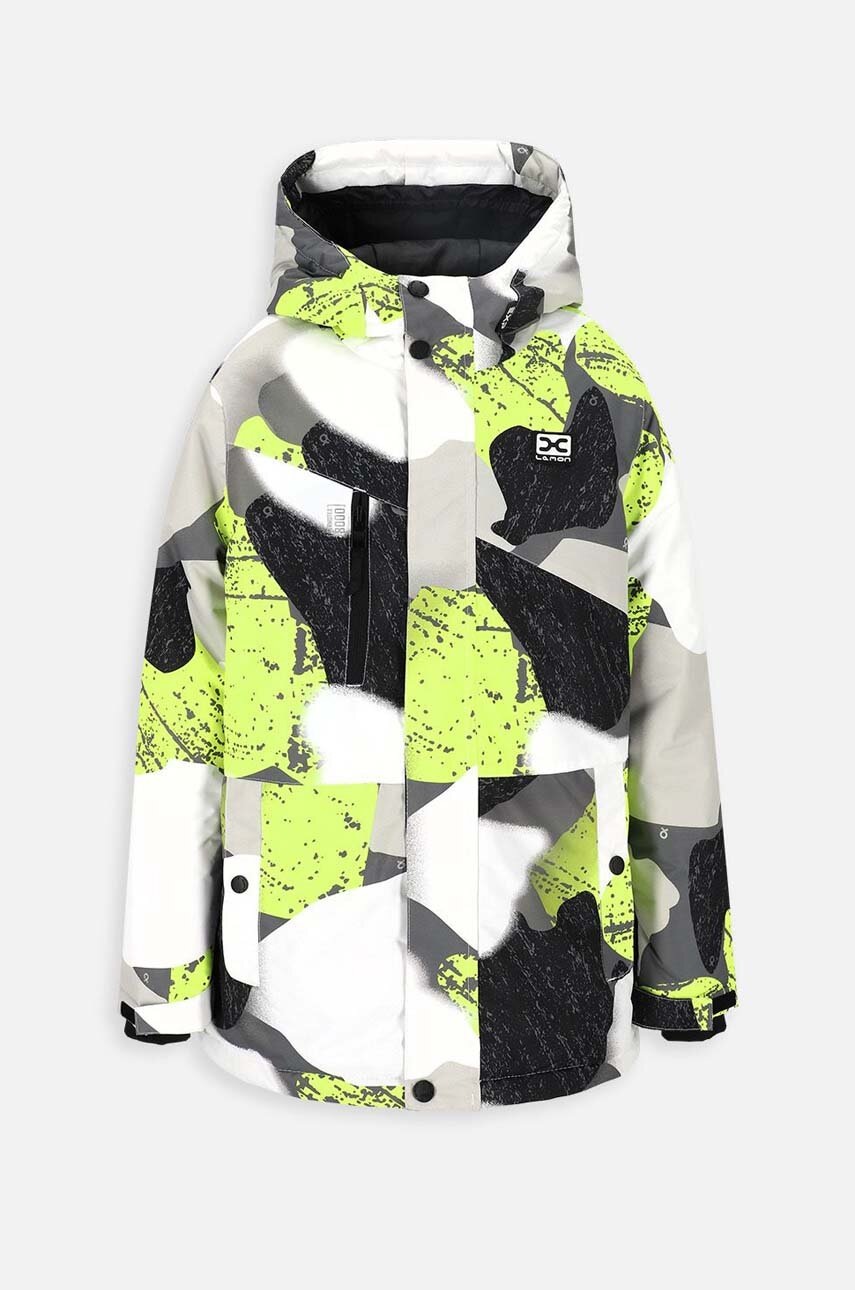 Дитяча зимова куртка Lemon Explore колір жовтий Дитяча зимова куртка Lemon Explore колір жовтий