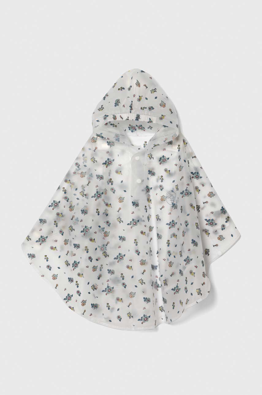 zippy poncho de ploaie pentru copii culoarea gri