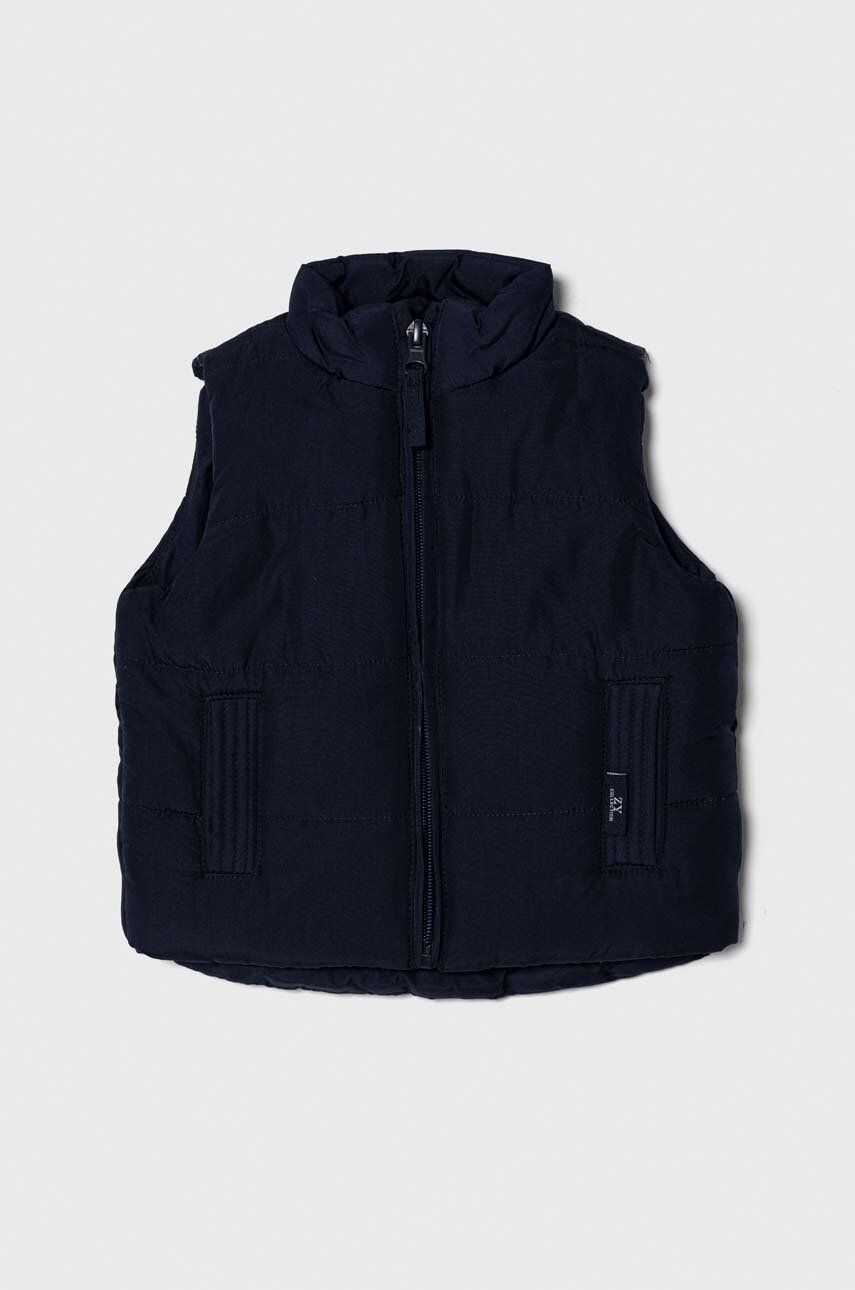 Kojenecká vesta zippy tmavomodrá barva - námořnická modř - 100 % Polyester