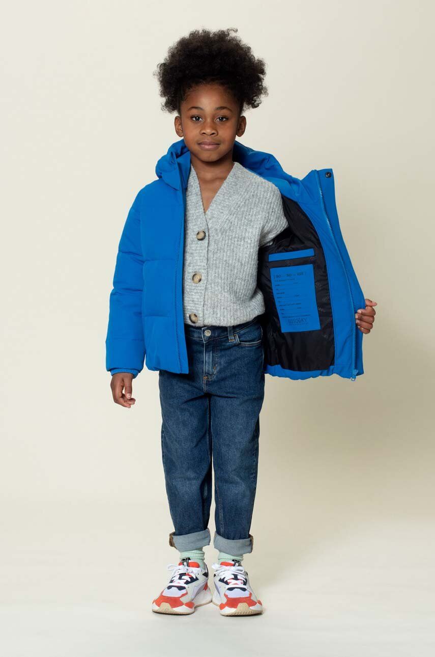 Dětská bunda Gosoaky DRAGON EYE - modrá - 100 % Polyester