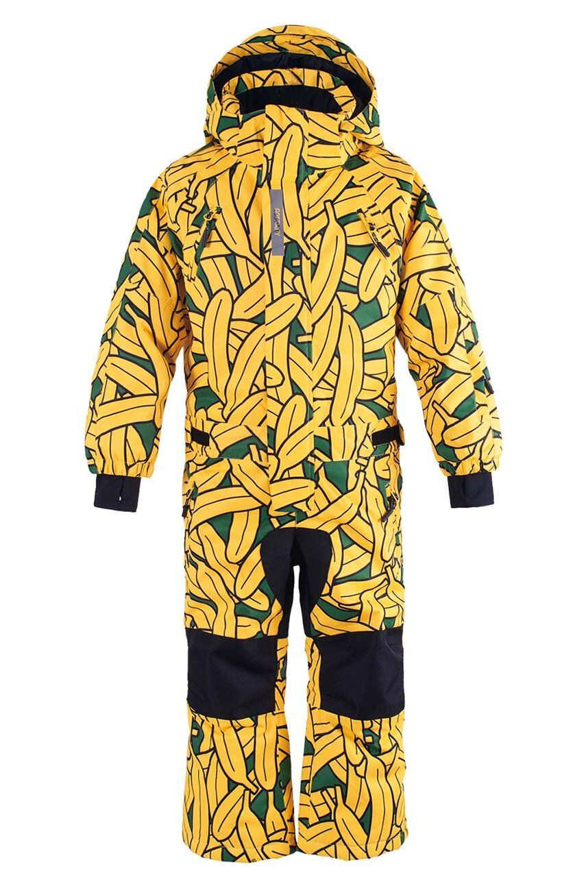 Gosoaky costum de schi pentru copii PUSS IN BOOTS culoarea galben