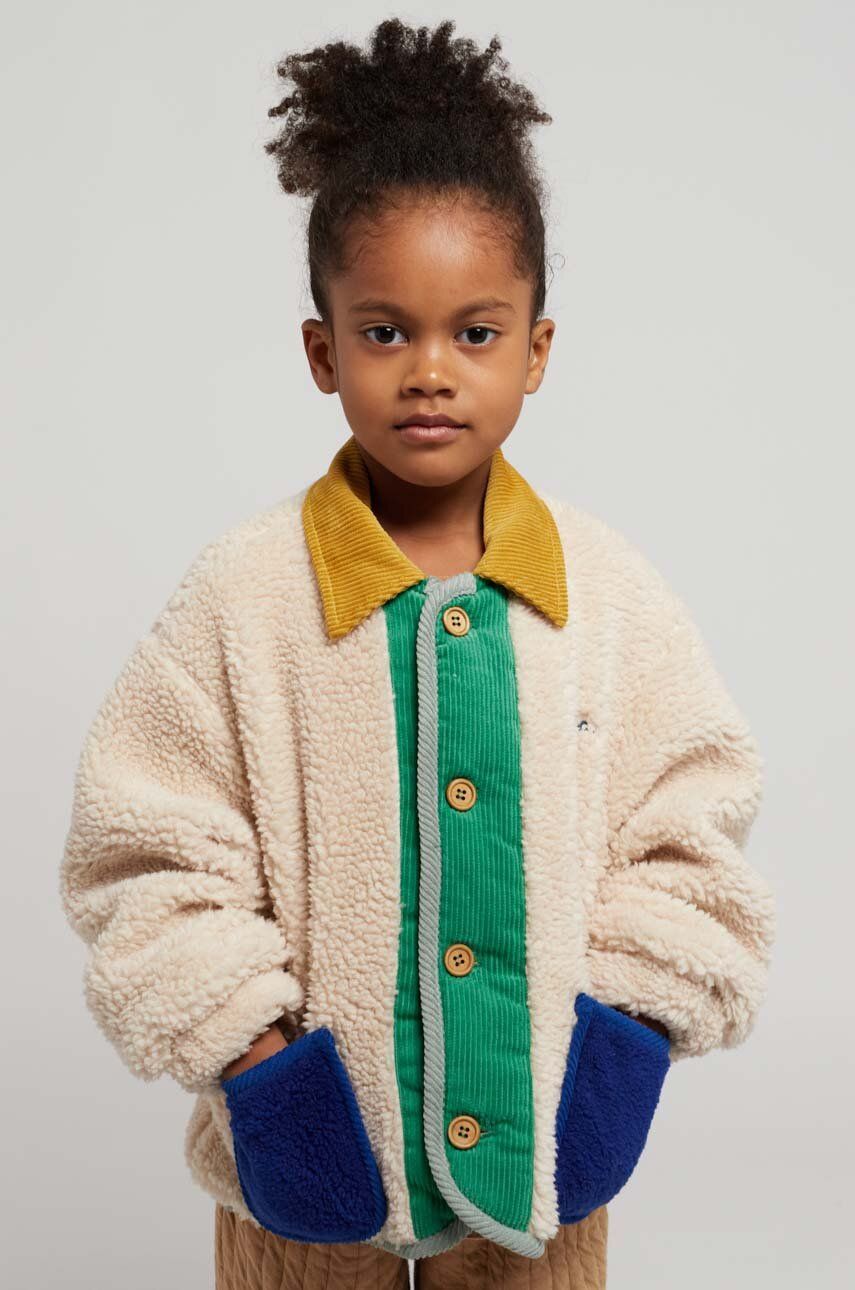 Детская куртка Bobo Choses цвет бежевый Детская куртка Bobo Choses цвет бежевый