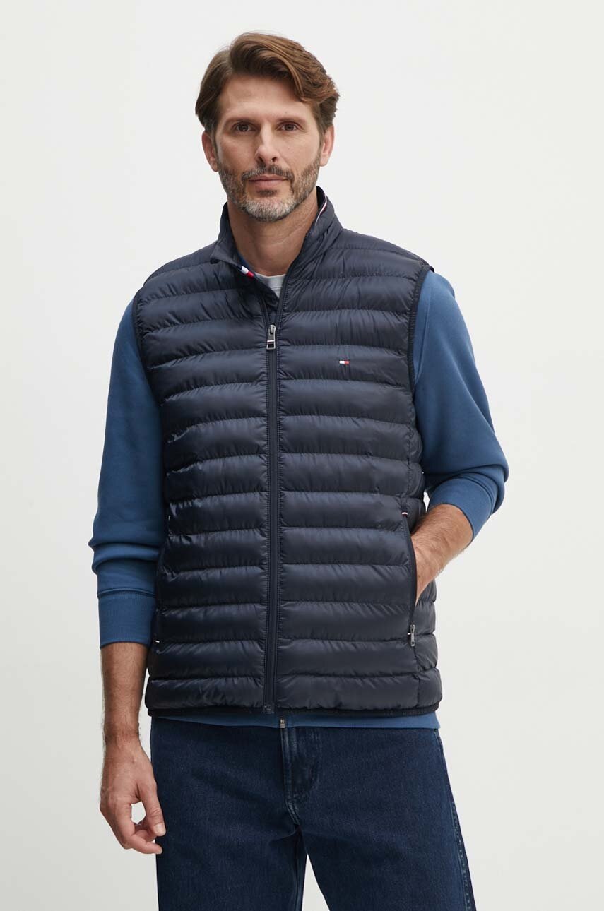 

Елек Tommy Hilfiger мъжки в синьо преходен модел MW0MW18762, Тъмносин