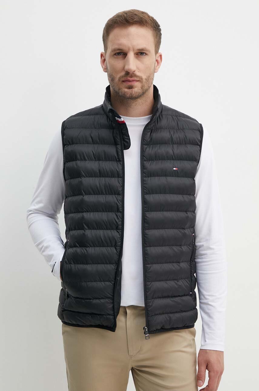 

Елек Tommy Hilfiger мъжки в синьо преходен модел MW0MW18762, Черен