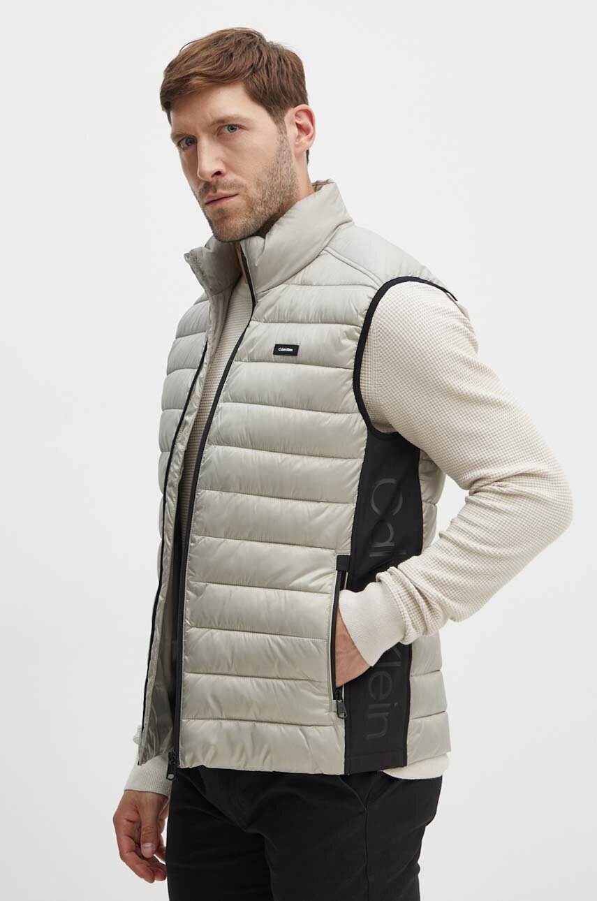 

Елек Calvin Klein мъжки в сиво преходен модел, Сив