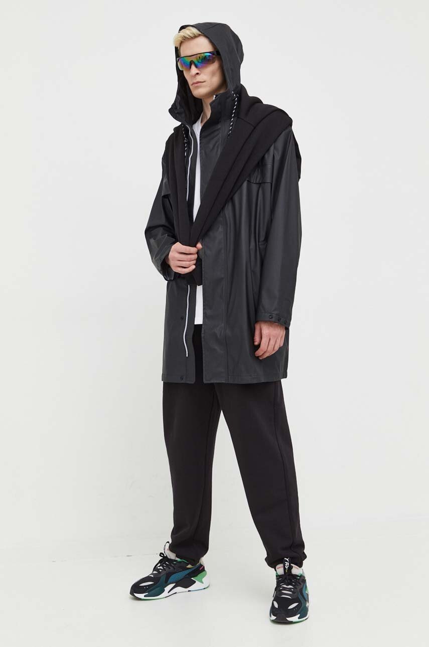 Μπουφάν Tommy Jeans χρώμα: μαύρο φωτογραφία