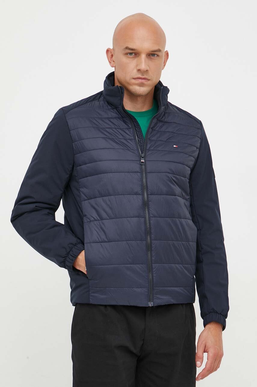 

Куртка Tommy Hilfiger чоловіча колір синій перехідна