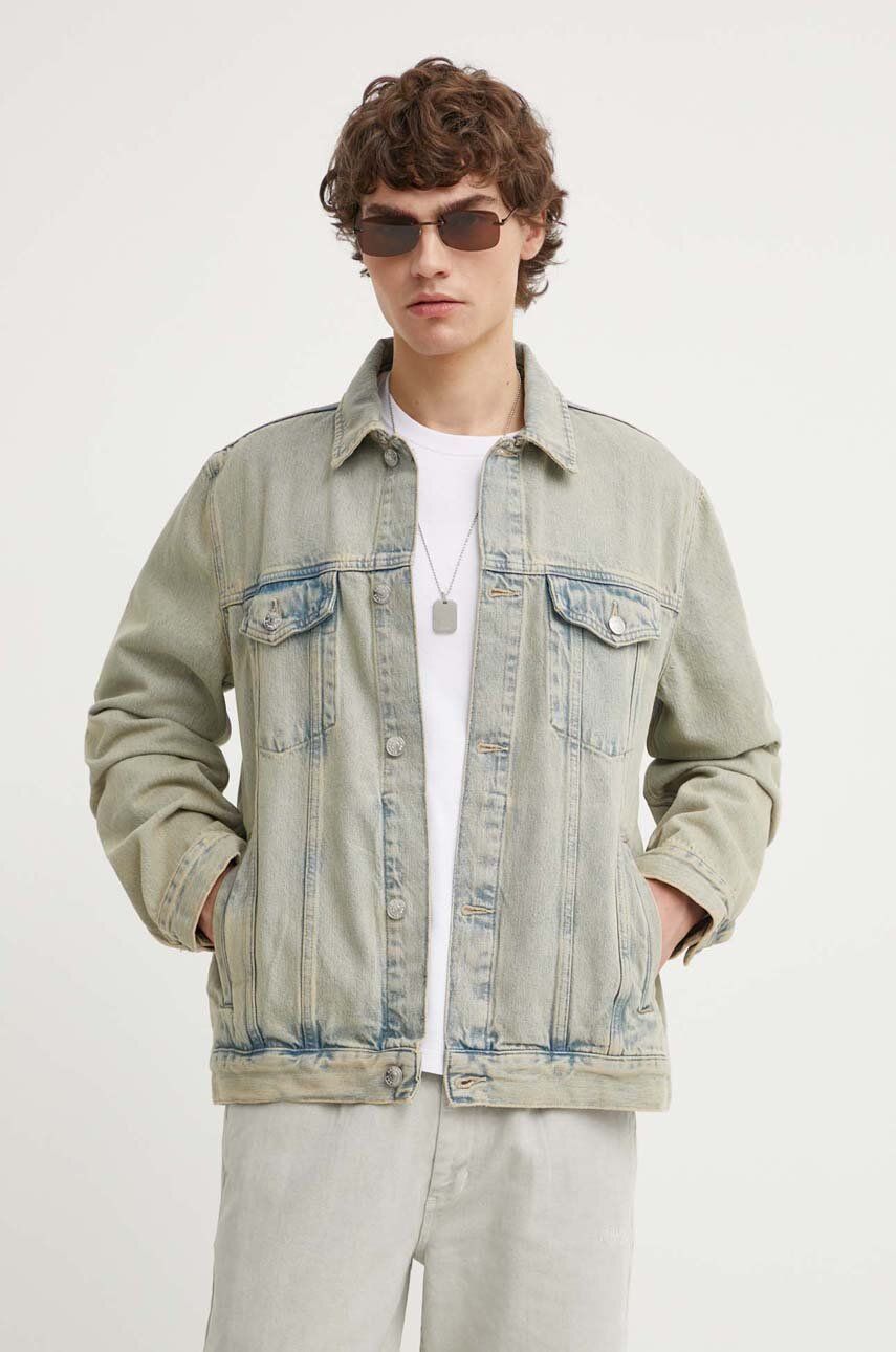 Samsoe Samsoe geacă din denim bărbați, de tranziție, oversized